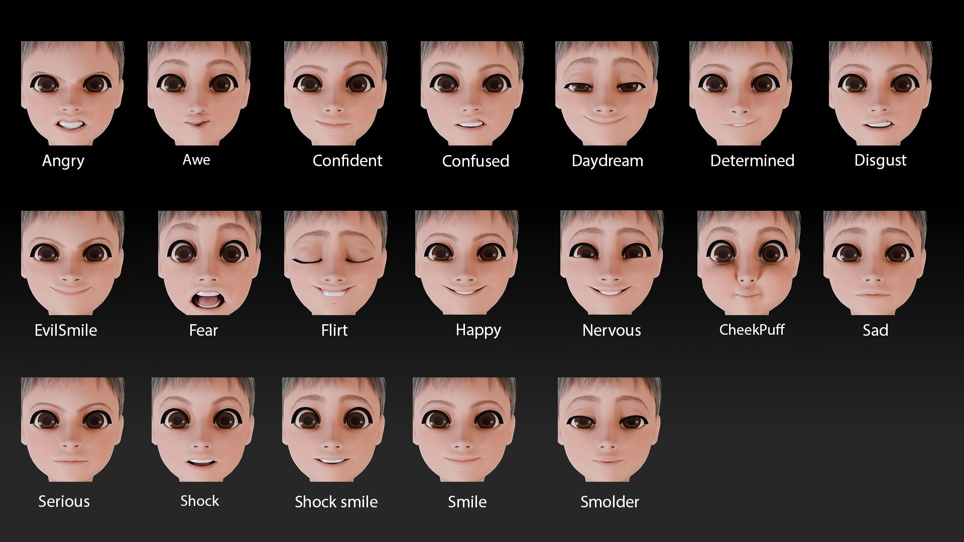 Cartoon Young Boy Rigged model https://p.turbosquid.com/ts-thumb/N3/SoIFhC/lL/expression/jpg/1751698433/1920x1080/fit_q87/32d9b1e037955abd12e166be4c834f4d63a5659e/expression.jpg