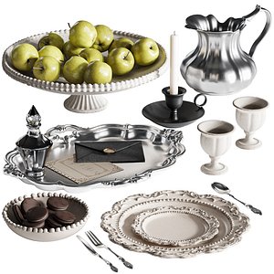 Decorative set 48-Vintage 3D model