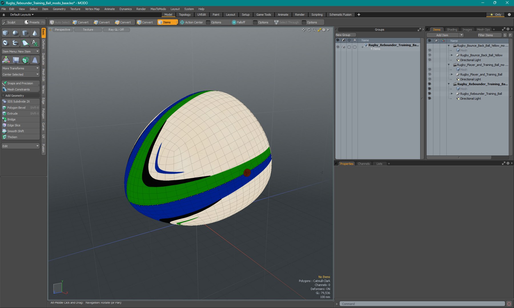 3D Rugby Rebounder Training Ball - TurboSquid 2302391
