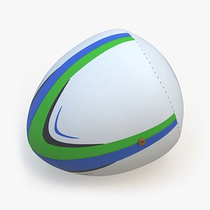ラグビーボール3Dモデルダウンロード用。TurboSquid