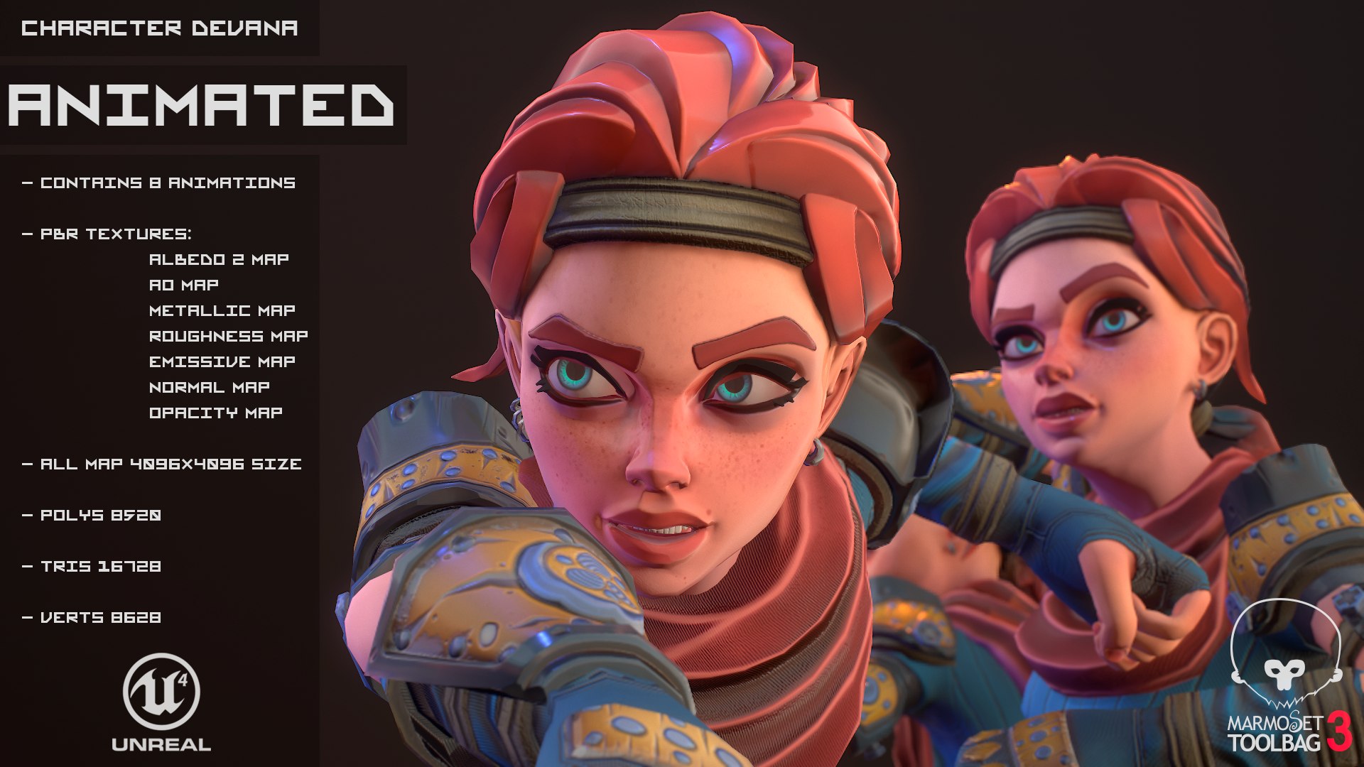 3D model character stylized girl https://p.turbosquid.com/ts-thumb/N3/UGVcDf/64q7TzYQ/13/png/1560099616/1920x1080/fit_q87/513227da8ceeeca818c8c8a9be43aafc5069d045/13.jpg