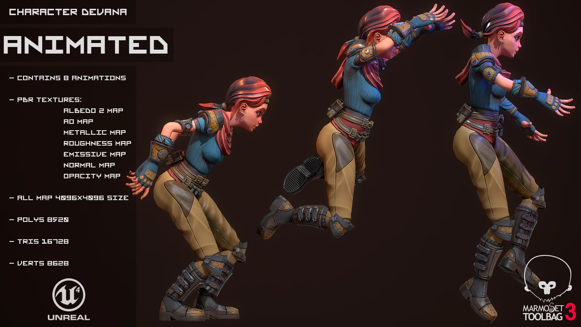3D model character stylized girl https://p.turbosquid.com/ts-thumb/N3/UGVcDf/ilR4BM0n/10/png/1560099546/1920x1080/fit_q87/65cd0b94ec570c2ed30468ccd706f904777f2e7d/10.jpg