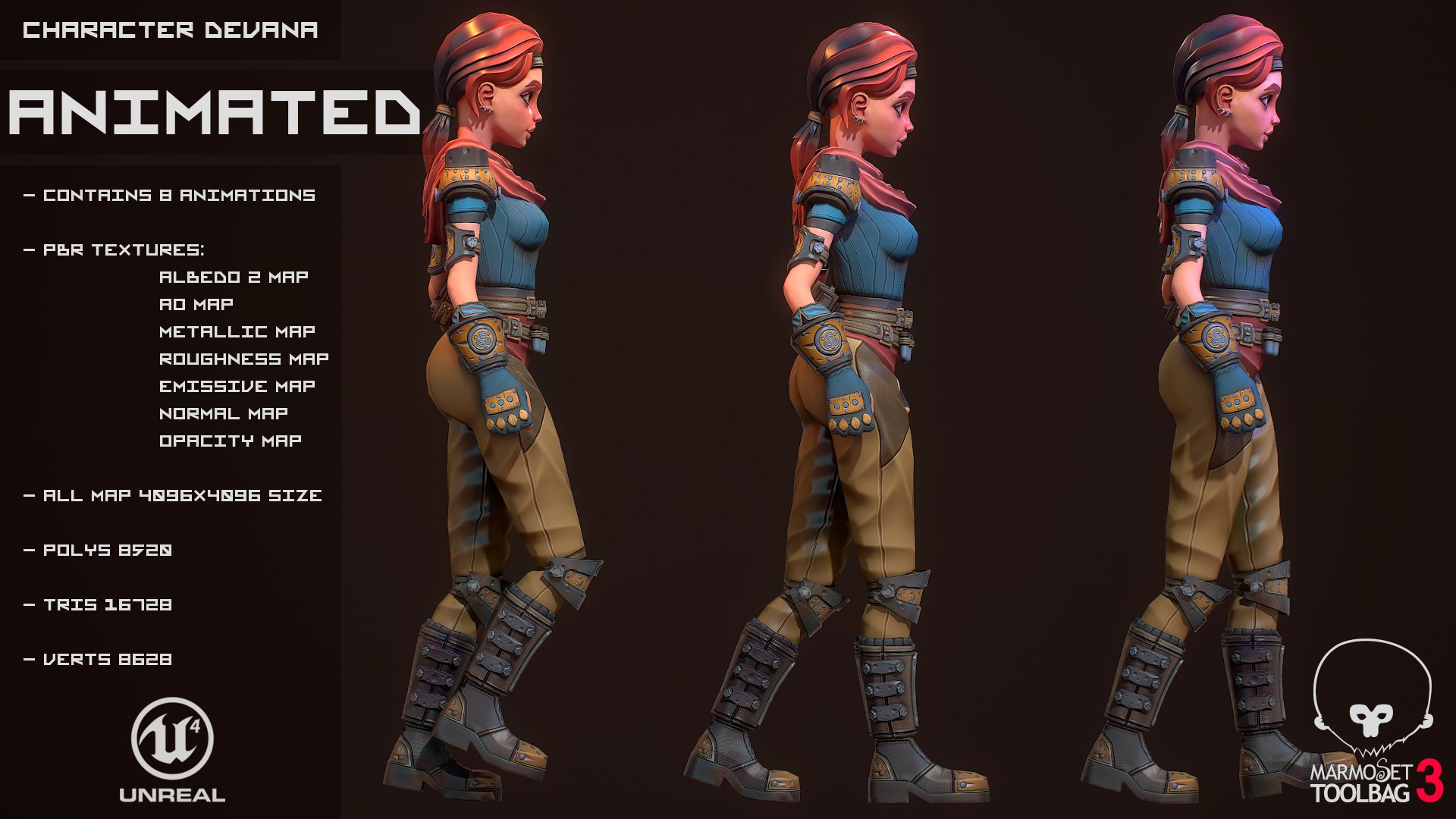 3D model character stylized girl https://p.turbosquid.com/ts-thumb/N3/UGVcDf/we2Eg6Vy/8/png/1560099504/1920x1080/fit_q87/5f131ee8adff56d64436656d6fc32cc2e635d6fb/8.jpg