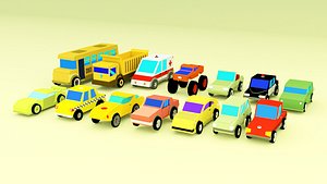 cars mobile 3D model