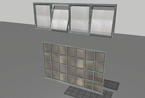 3D model pack windows 2 factories