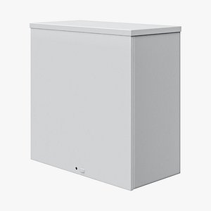 Weatherproof Steel Junction Box - NEMA 3R Style 3D model