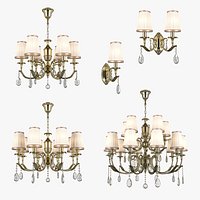 691 Cappa Gold Osgona Collection of Lamps