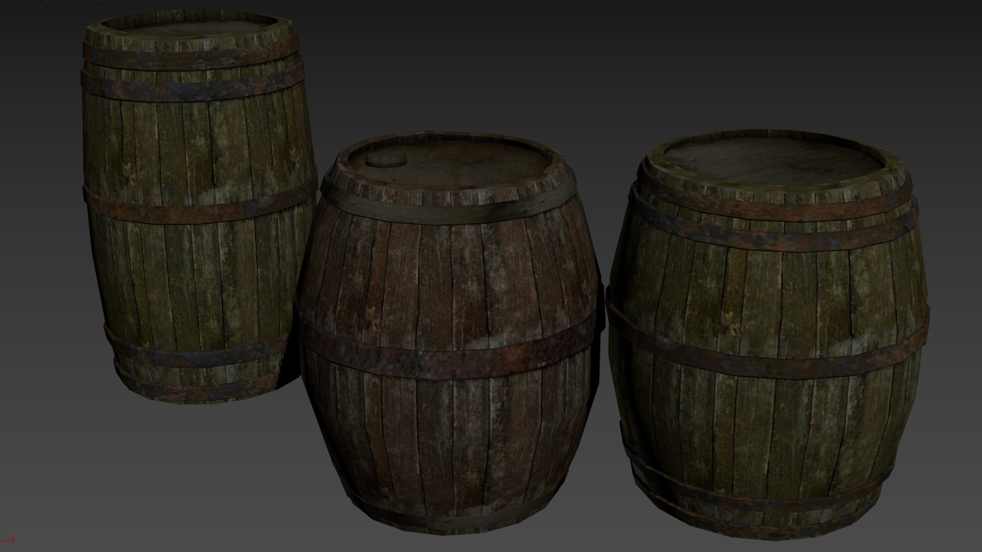 3D Barrels Model - TurboSquid 2133901