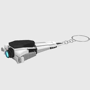 Space Ship v2 Keychain