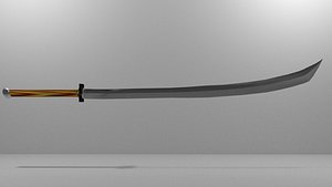 modelo 3d Katana de cristal Game Ready - TurboSquid 2008889