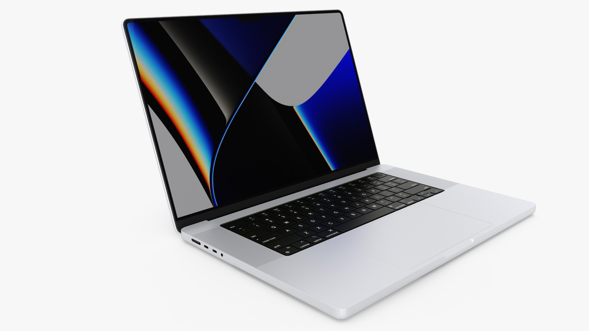 3D Apple MacBook Pro 16 Inch Silver Model - TurboSquid 1855665