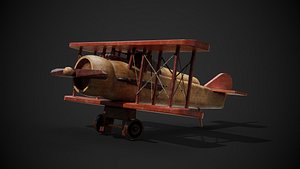 Toy Biplane model