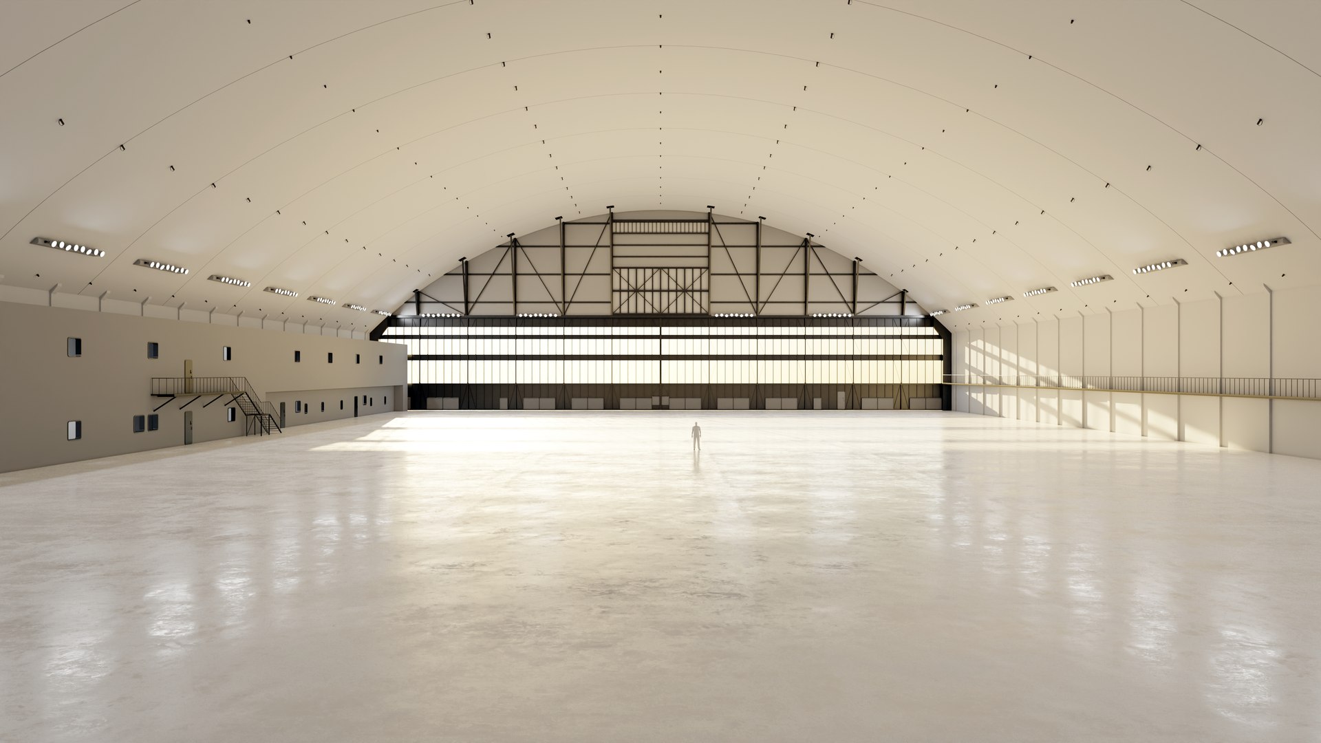 3D Interior Hangar - TurboSquid 1685183