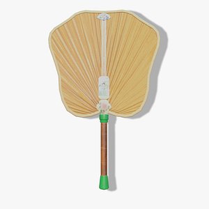 3D model Hand fan