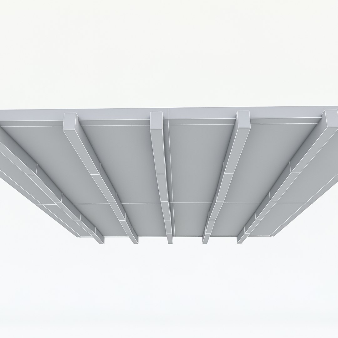 3D Old Wooden Ceiling Model - TurboSquid 1556816