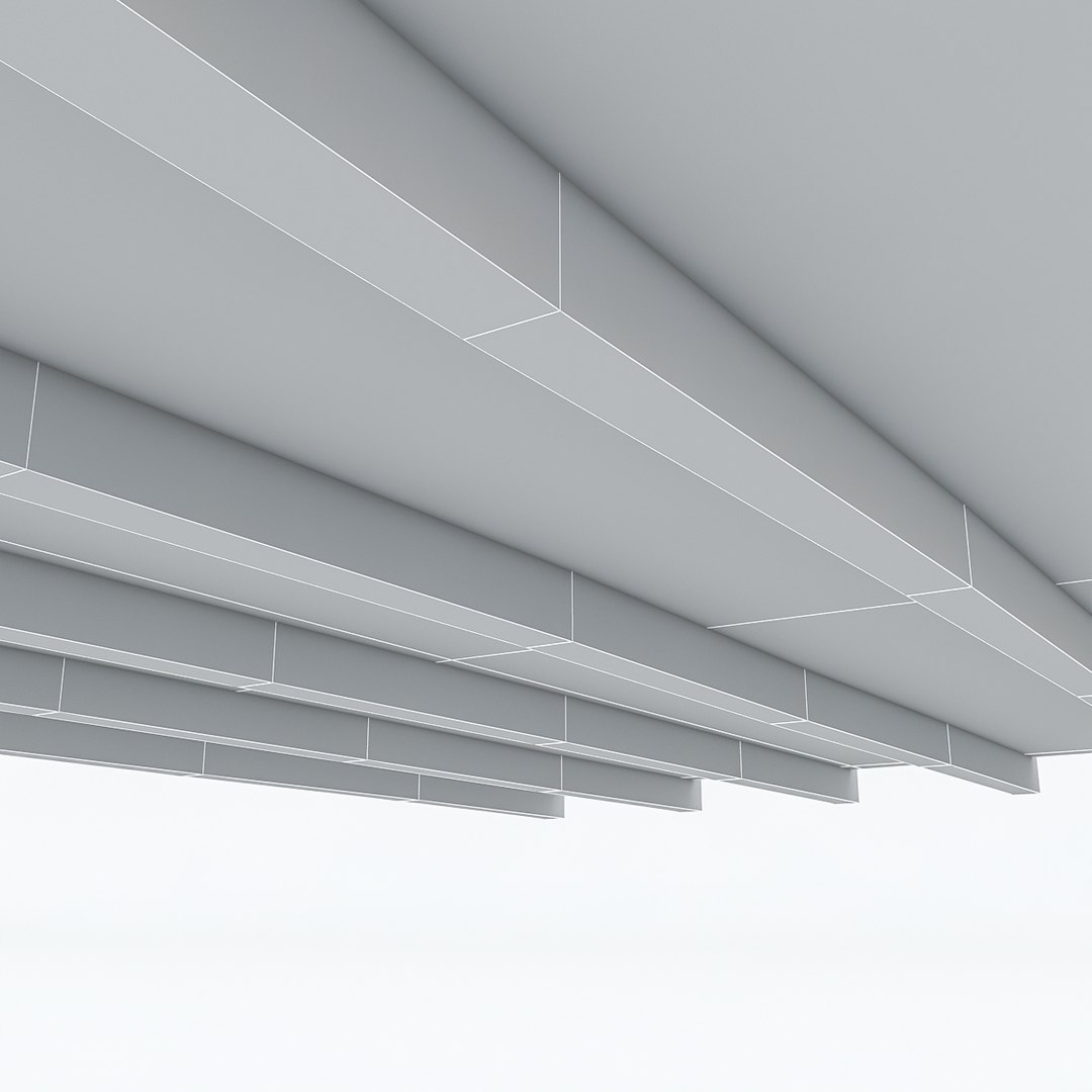 3D Old Wooden Ceiling Model - TurboSquid 1556816