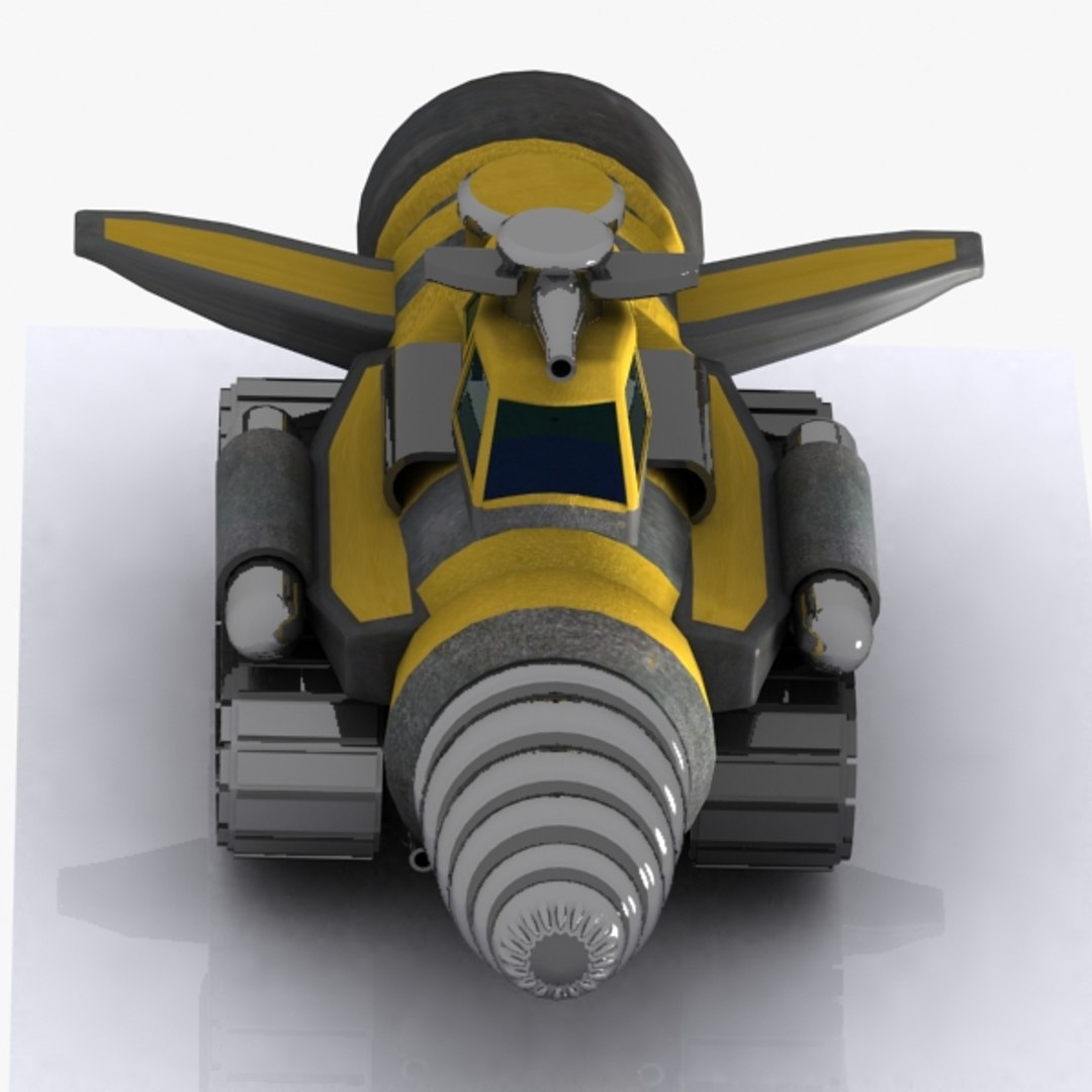 Armoured Drill Vehicle 3d 3ds