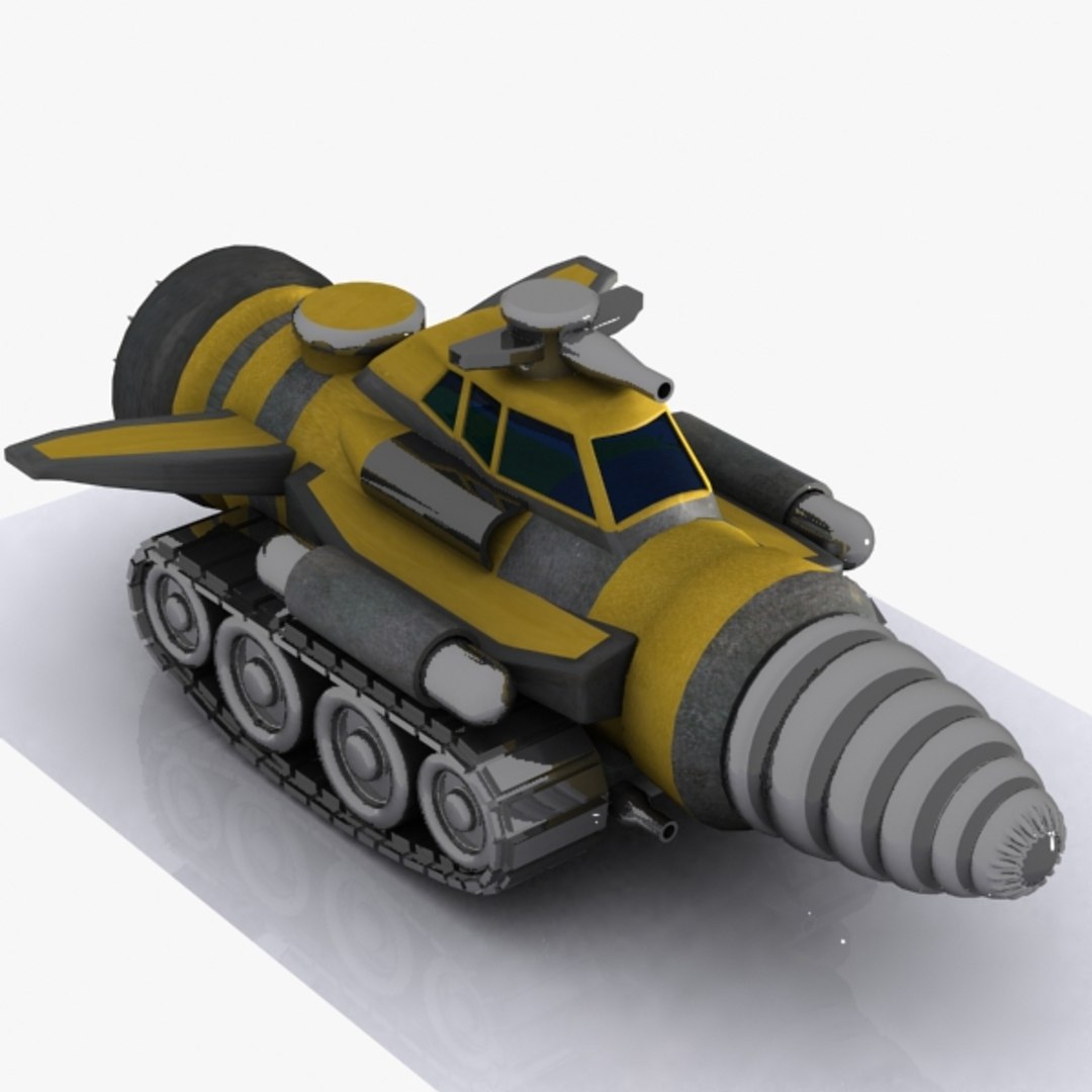 Armoured Drill Vehicle 3d 3ds