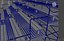Stadium Bleacher 3D model