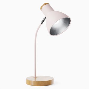 3D Adjustable Table Lamp Pale Pink