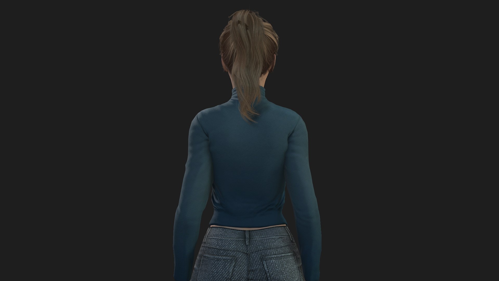 Model Of A Realistic Woman For Games Animation And Renderings 3D Model ...