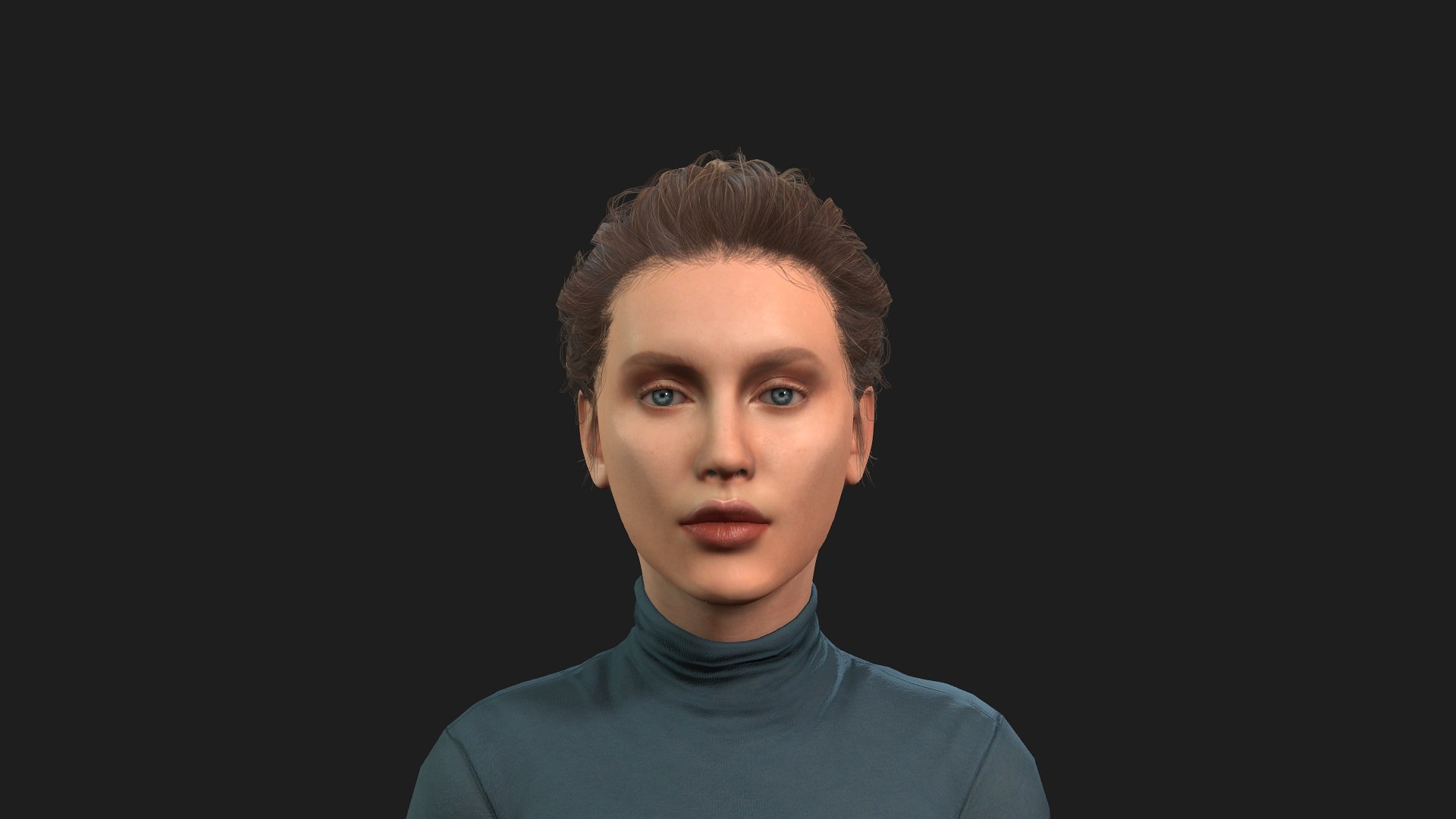 Model Of A Realistic Woman For Games Animation And Renderings 3D Model ...