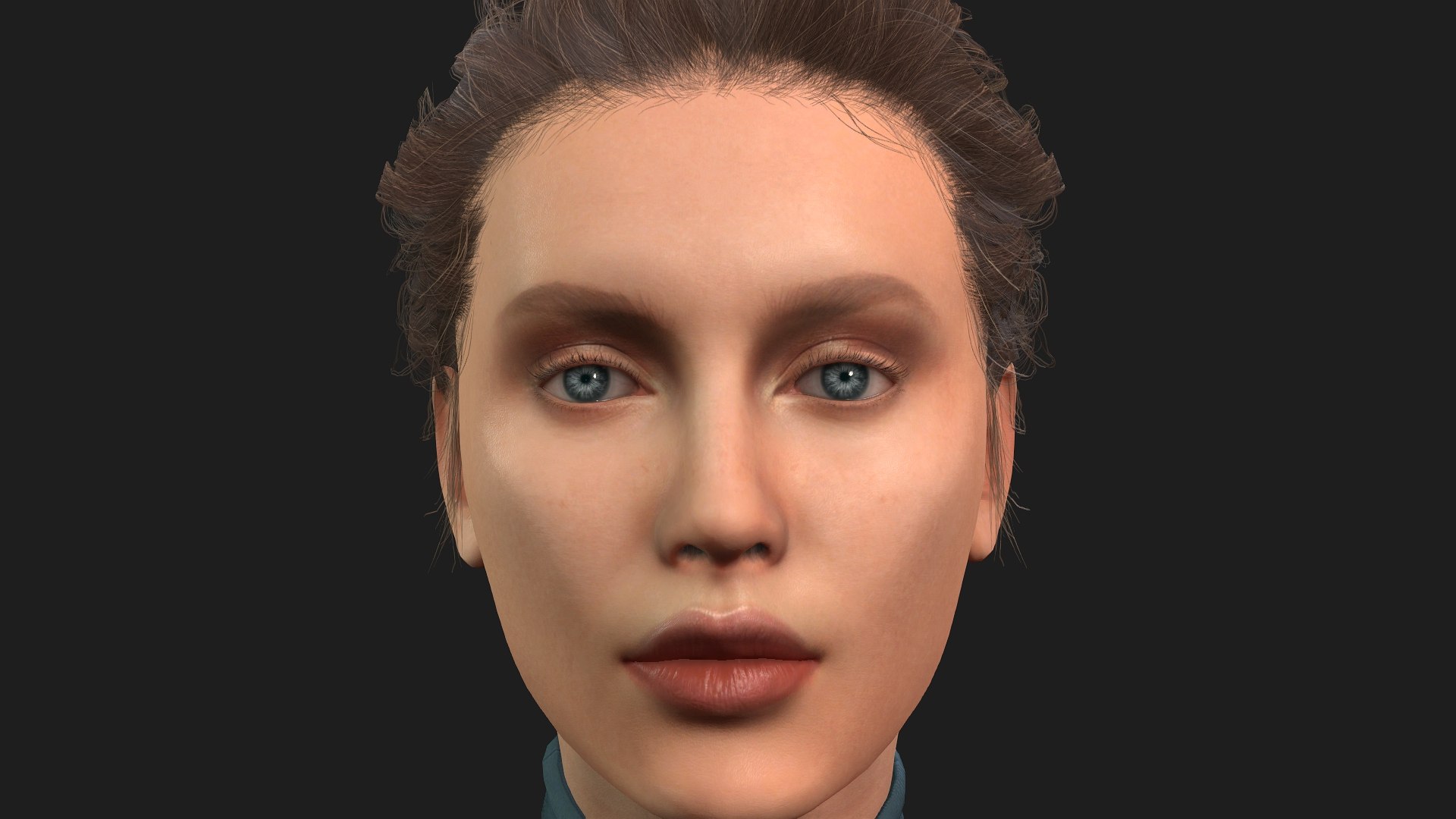Model Of A Realistic Woman For Games Animation And Renderings 3D Model ...