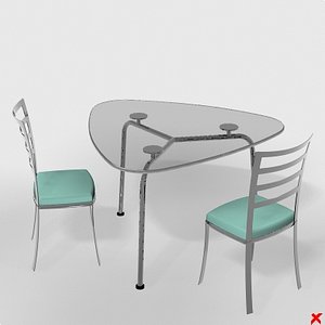3d model tables set