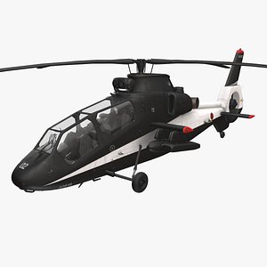 Helicopter OH-1 JGSDF Black Static --445--