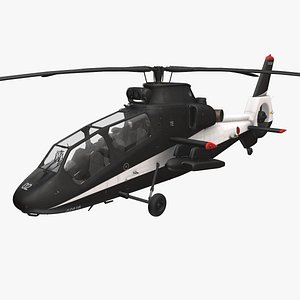 Helicopter OH-1 JGSDF Black Static --445--