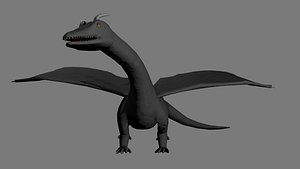 dragon rigged 3d 3ds