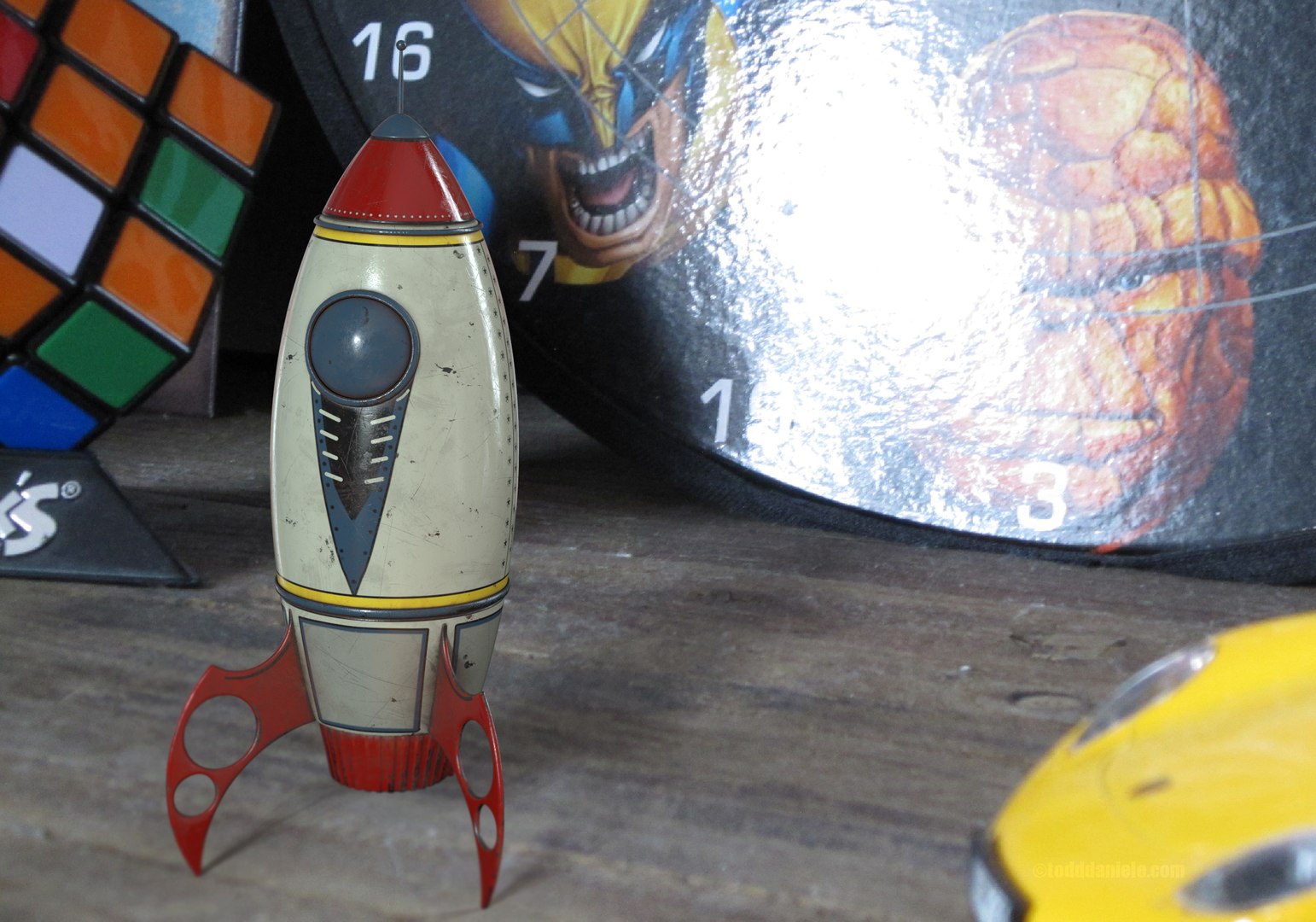 3D Model Vintage Toy Rocket - TurboSquid 1826531