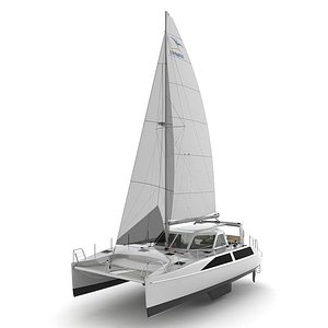 3d model seawind 1160 catamaran