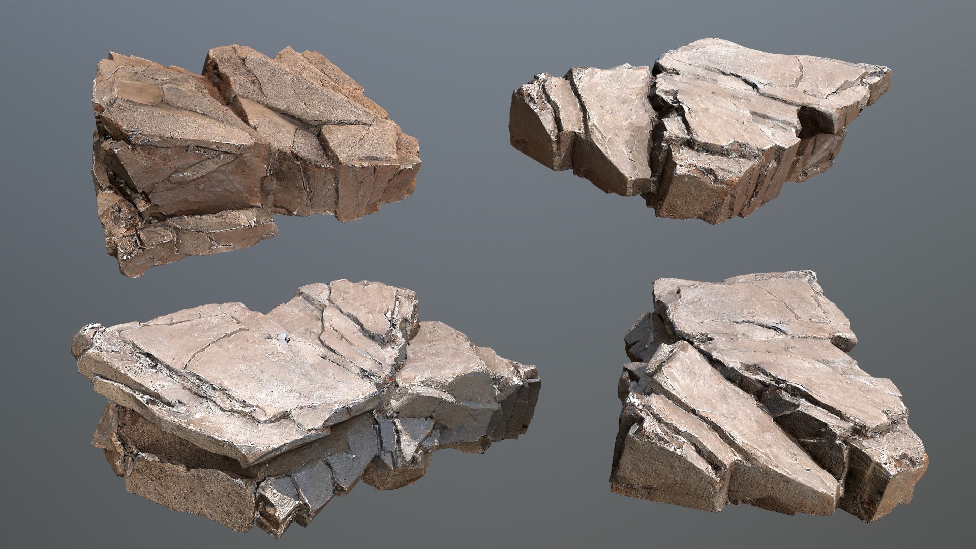 3D Desert Rocks - TurboSquid 2193169