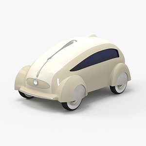 Sci Fi Concept Car Beige