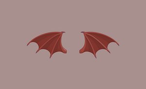 3D Devils Wings