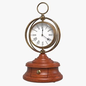 3D country mantel clock