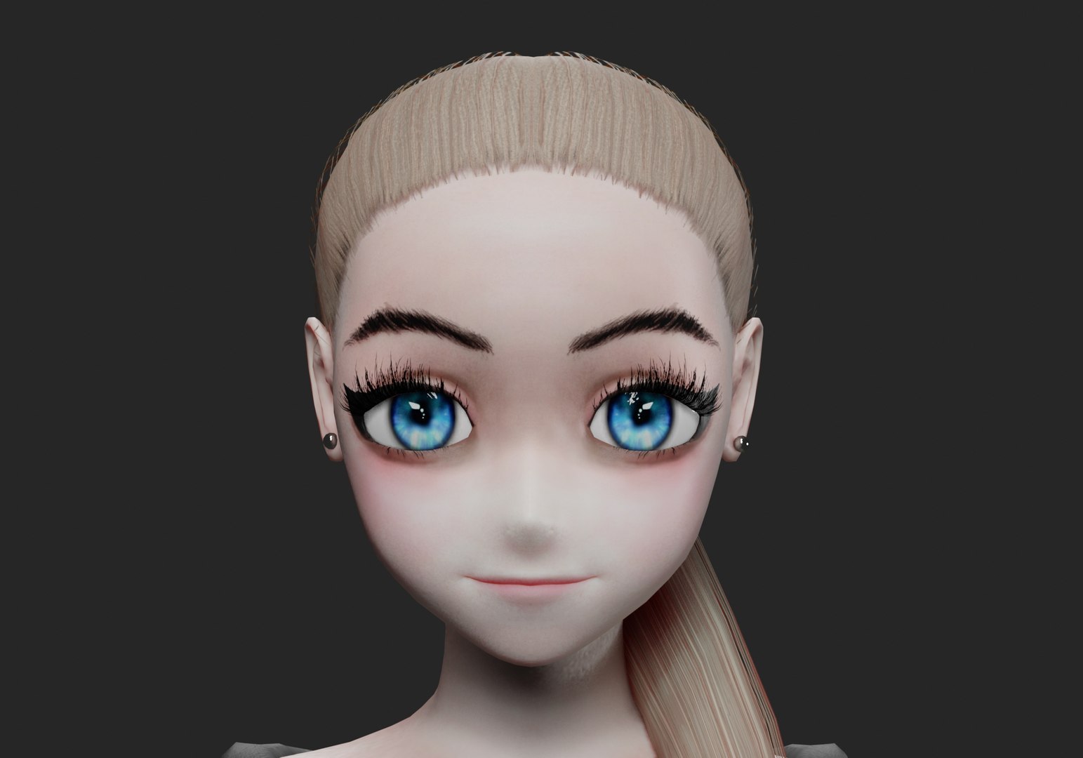Beautiful Basic Girl V20086 3D Model - TurboSquid 2272515
