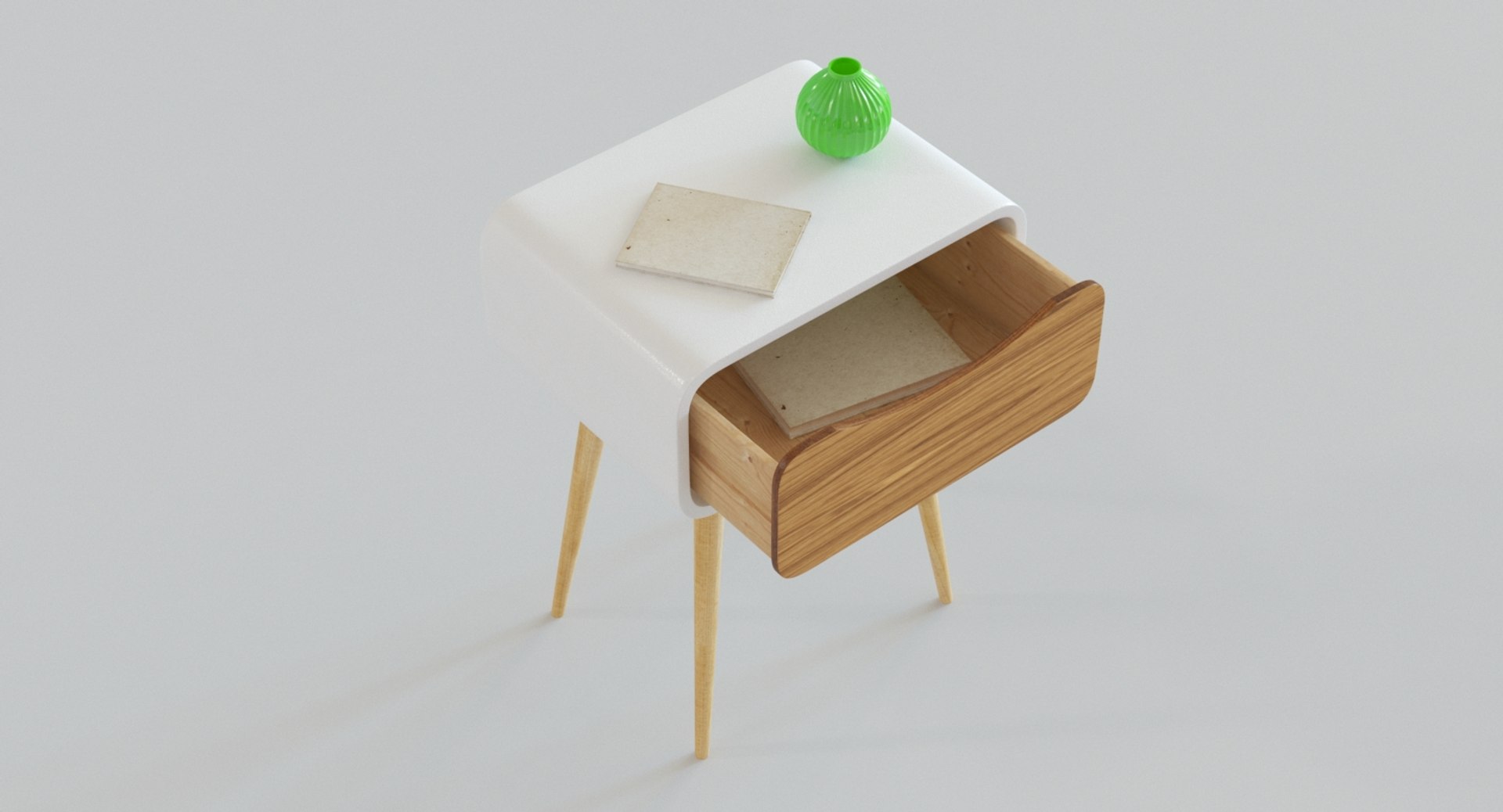 3d Percy Bedside Table Zanui