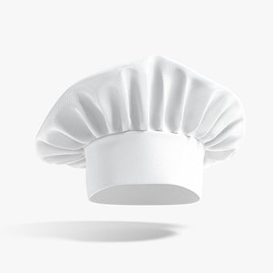3D Chef Hat model