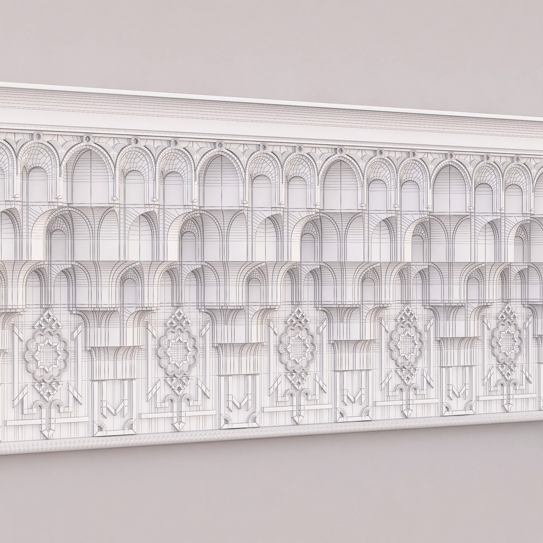3D model Classic Islamic Muqarnas Cornice 006 https://p.turbosquid.com/ts-thumb/N4/OI9SDk/9y/wireframe_3/jpg/1768215750/1920x1080/fit_q87/2c15726ce7fcb065edffcc3853ed2fe40096b687/wireframe_3.jpg