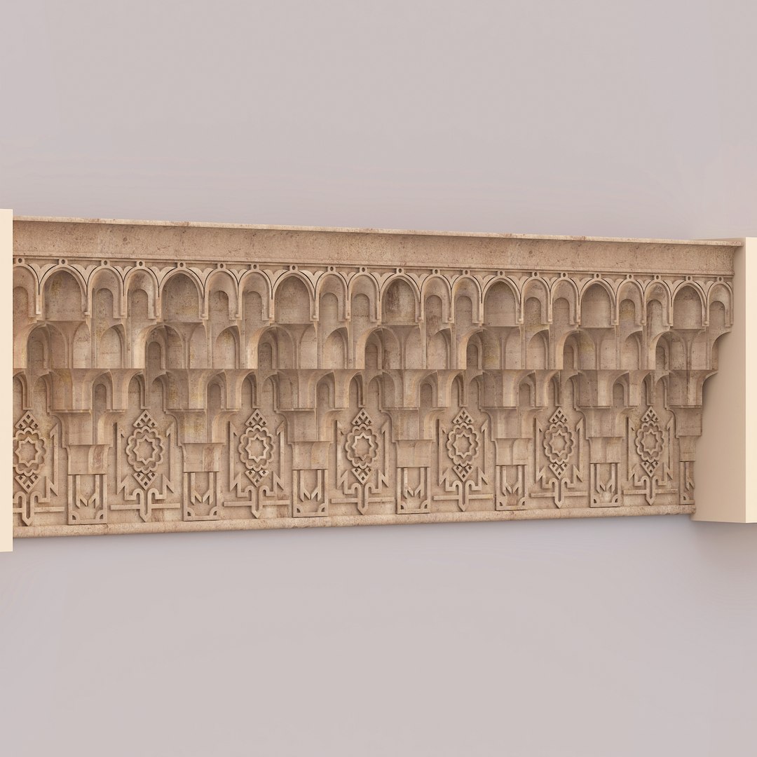 3D model Classic Islamic Muqarnas Cornice 006 https://p.turbosquid.com/ts-thumb/N4/OI9SDk/nC/preview_4/jpg/1768215720/1920x1080/fit_q87/93230418ef1d9ef9227f833f0275d412373e71ef/preview_4.jpg