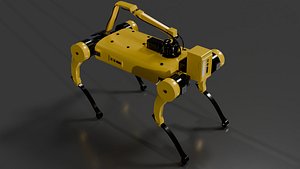 3D Dog Robot model