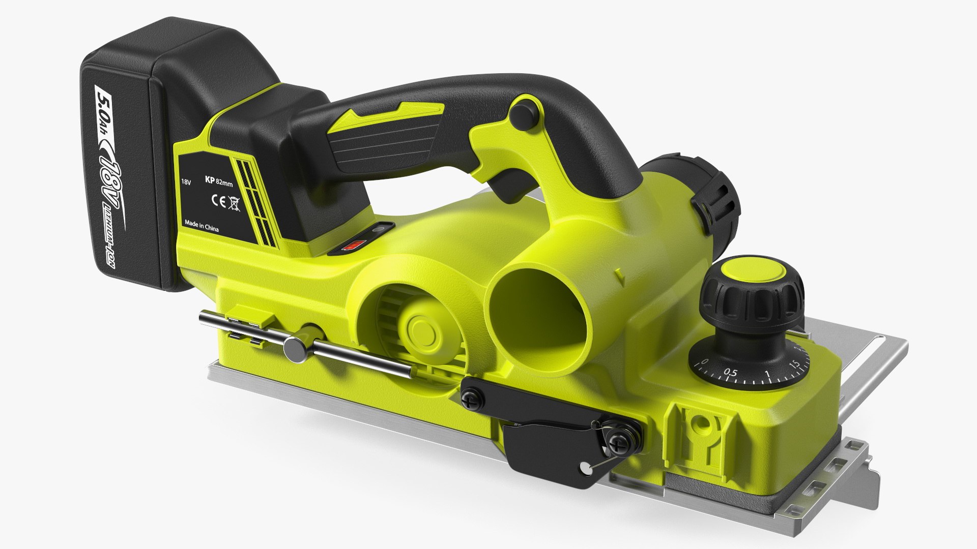 Brushless Planer with 18V Accumulator 3D model preview