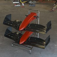 OW Front Wing Stand 1 with Wings