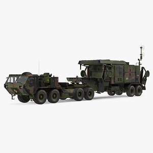 HEMTT M985 with AN MPQ53 Radar Camouflage Rigged