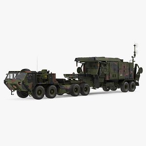 HEMTT M985 with AN MPQ53 Radar Camouflage Rigged