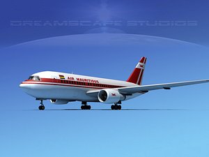 3D model airline boeing 767 767-200er