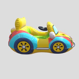 3D model Inflatable Car Swim Ring For Kids