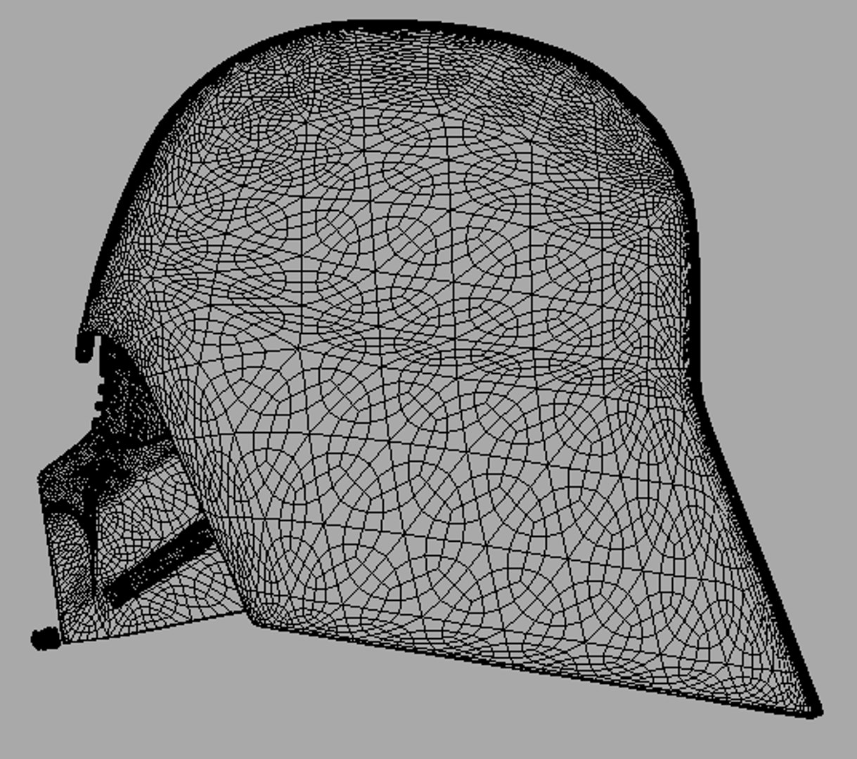 Mask Darth Vader 3ds